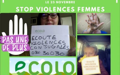 Ecolo Estaimpuis contre les violences faites aux femmes !